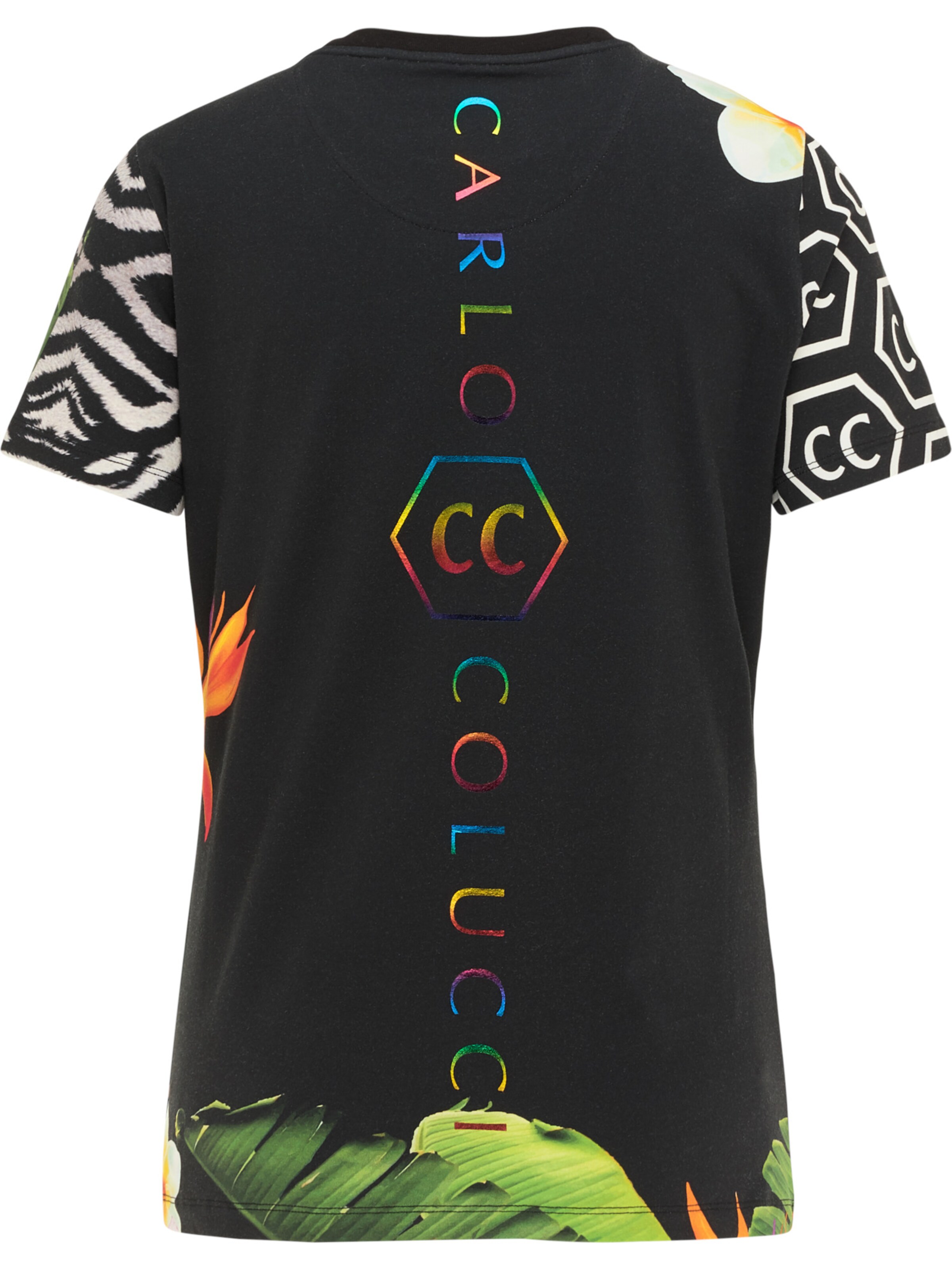 T-shirt 'Ciriola' Carlo Colucci en noir