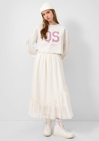 Sweat-shirt QS en beige