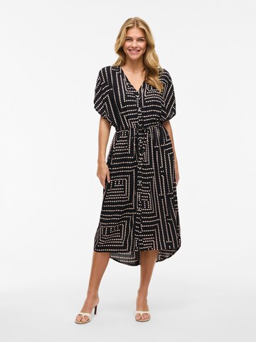 VILA Dress in Black: front
