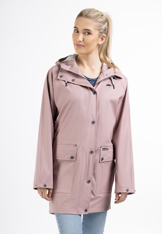 Manteau fonctionnel Schmuddelwedda en rose : devant