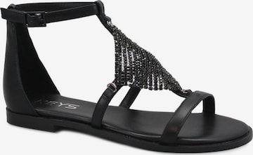 Sandales Keys en noir : devant