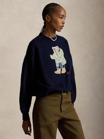 Polo Ralph Lauren Bluzka sportowa w kolorze niebieski: przód