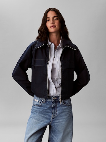 Calvin Klein Jeans Between-season jacket in Blue: front