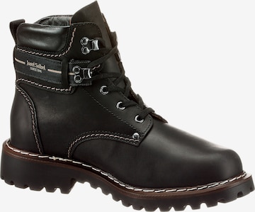 JOSEF SEIBEL Lace-Up Boots 'Adelboden' in Black