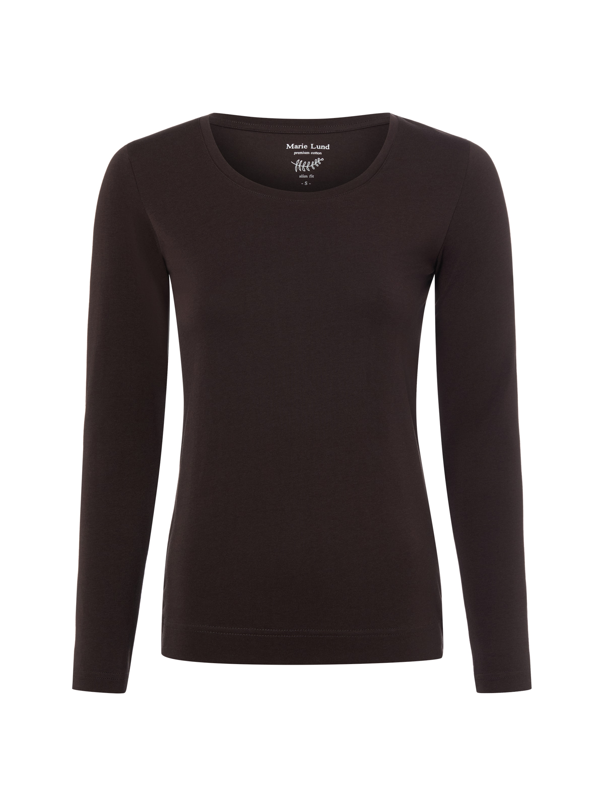 Marie Lund Shirt in Brown: front