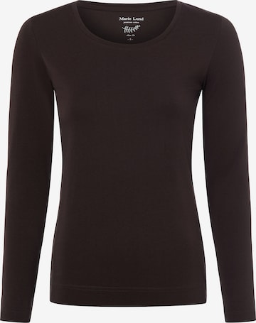 Marie Lund Shirt in Brown: front
