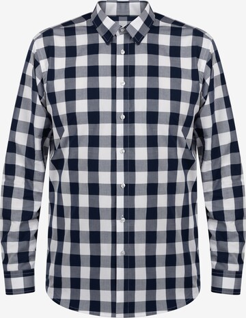 DreiMaster Klassik Regular fit Button Up Shirt in Blue: front