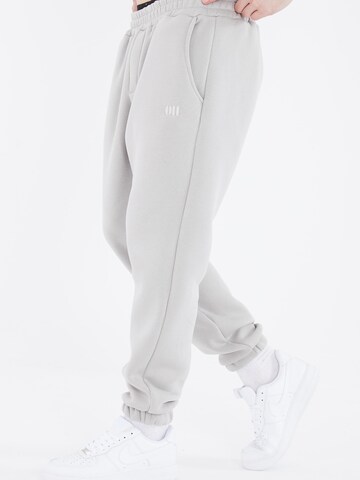 Ossy Homer Regular Sporthose 'Jogginghose mit Bündchen – 3-Faden innen angeraut' in Grau