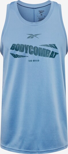 Reebok Sport Funktionsshirt in rauchblau / smaragd / schwarz, Produktansicht