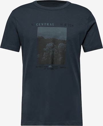 Street One MEN Shirt in Blue: front