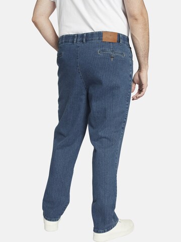 Charles Colby Loosefit Tiefbundjeans ' Baron Connla ' in Blau