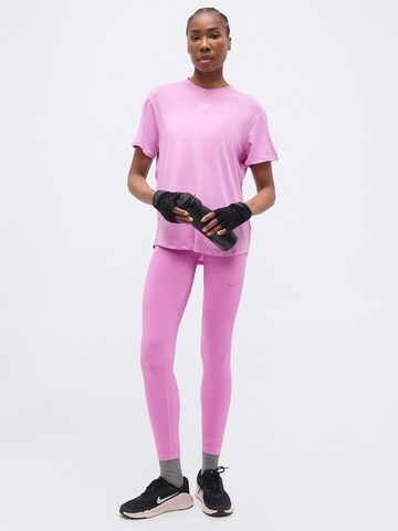 NIKE Функциональная футболка 'ONE' в Ярко-розовый