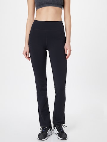 SKECHERS Slim fit Sports trousers in Black: front