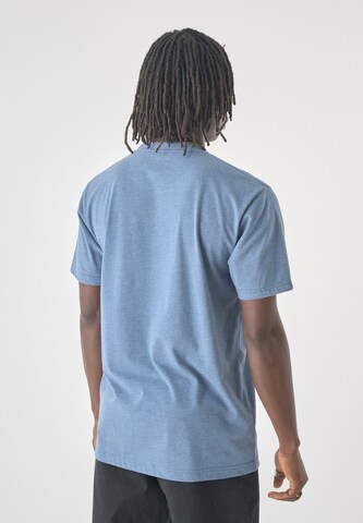 Cleptomanicx Shirt 'Ligull Stripe' in Blue