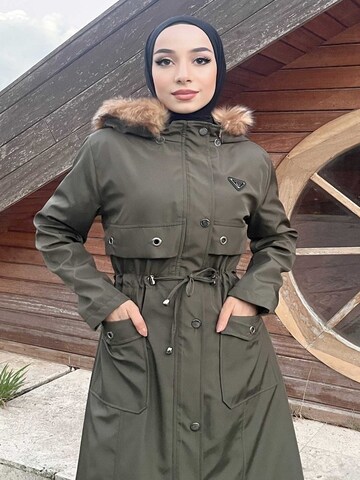 MODAMIHRAM Winter Jacket in Green