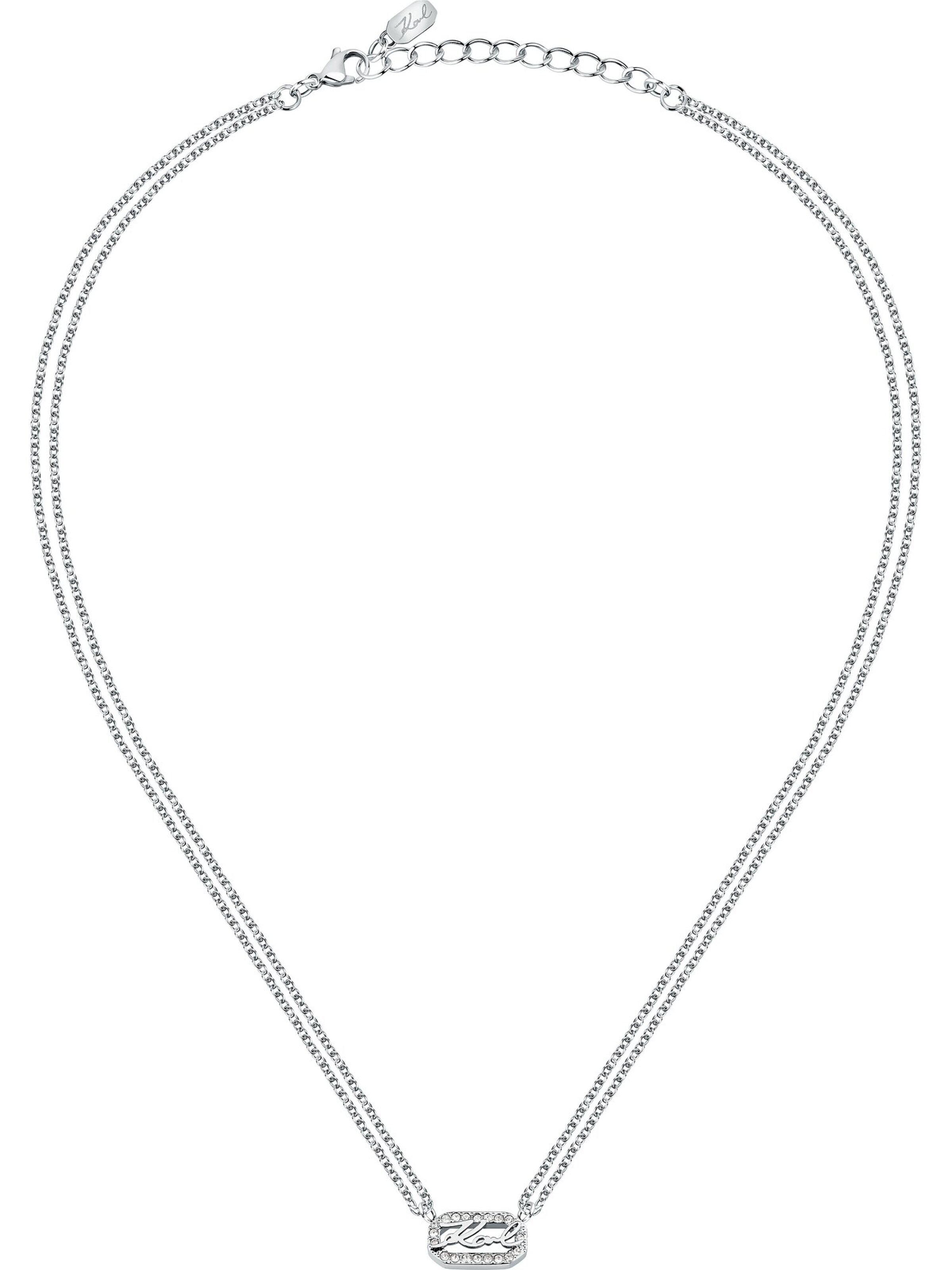 Karl Lagerfeld Necklace in Silver: front