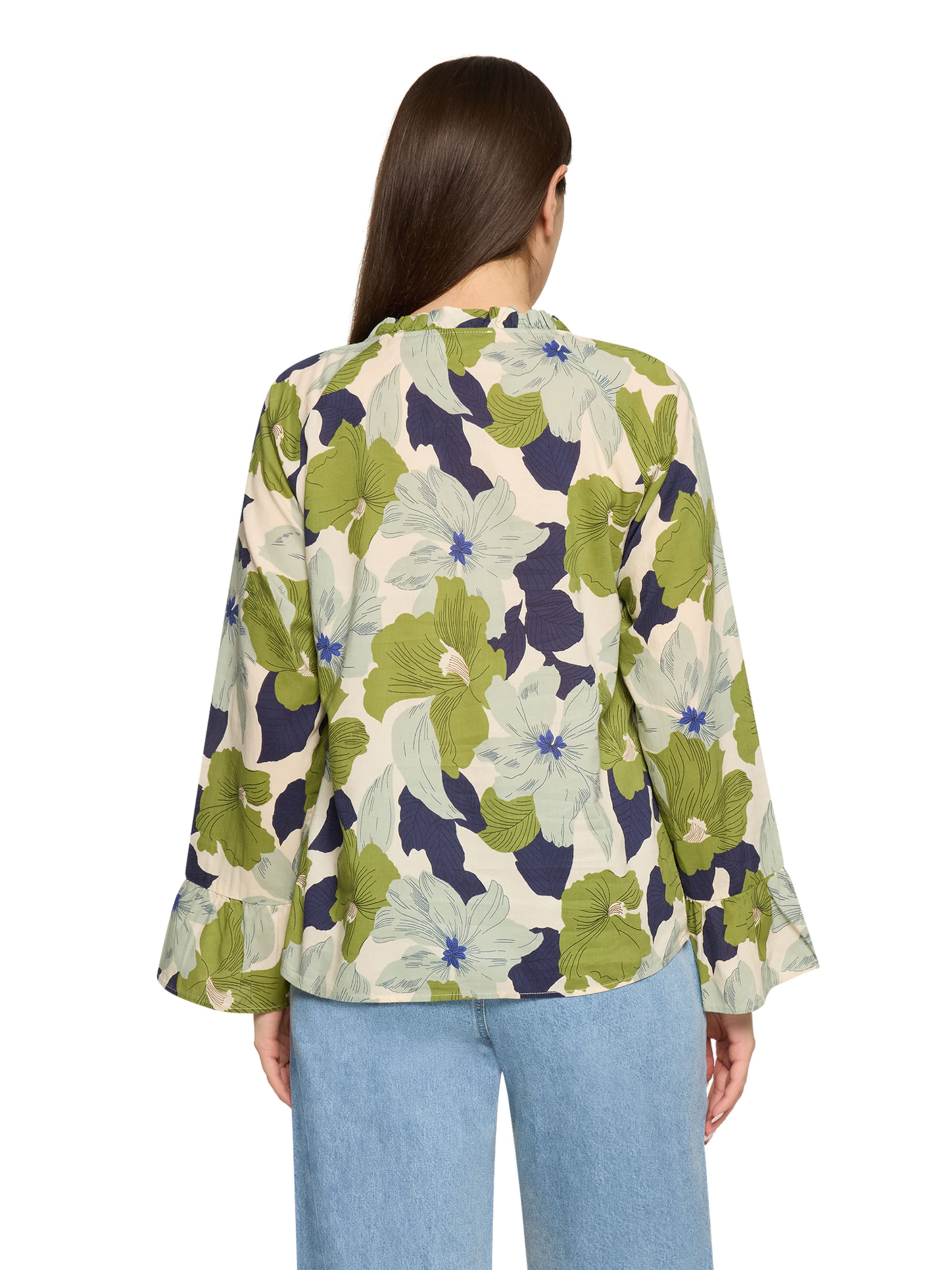 Cartoon Blouse in White