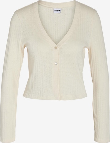 Noisy may Knit cardigan 'Anna' in Beige: front