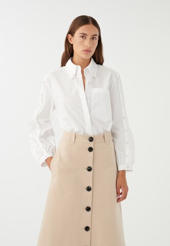 Dea Kudibal - Blusa 'Cristana' en blanco: frente