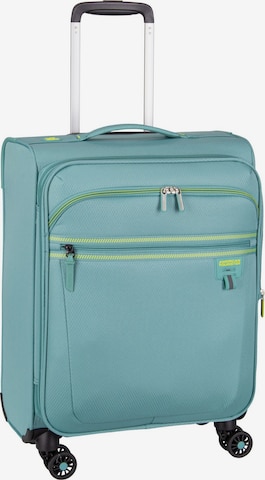 American Tourister Cart 'Aerospin Spinner S' in Blue: front