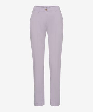 Regular Pantalon à plis 'Maron' BRAX en violet : devant