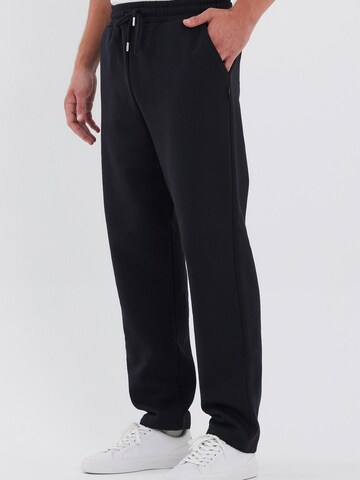 comeor Regular Workout Pants 'Jogginghose Herren Warm' in Black