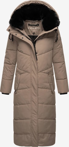 Manteau d’hiver 'Hingucker XIV' NAVAHOO en marron : devant