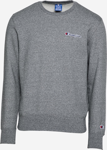 Coupe regular Sweat-shirt Champion Authentic Athletic Apparel en gris : devant