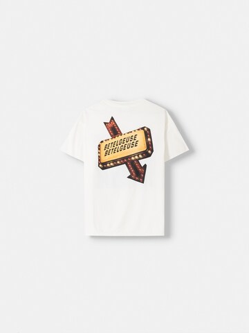 T-shirt Bershka en blanc