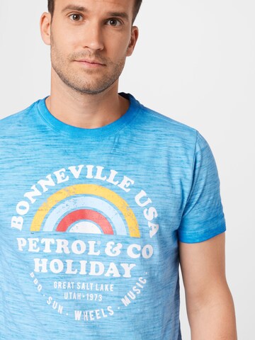 Petrol Industries Tričko – modrá