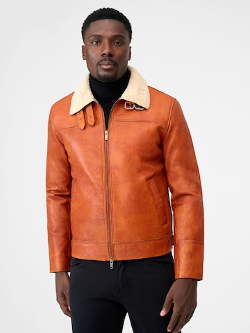 RICANO Winterjas 'Alvaro' in Bruin: voorkant