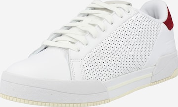 ADIDAS ORIGINALS حذاء رياضي بلا رقبة 'Court Tourino' بـ أبيض: الأمام