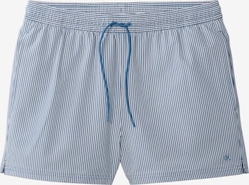 Shorts de bain 'Seersucker' Calvin Klein Swimwear en bleu : devant
