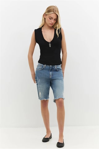 No Matter What Top in Schwarz