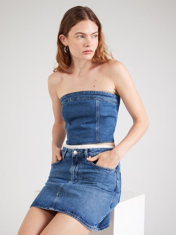 modström - Top 'Ivanna' en azul: frente
