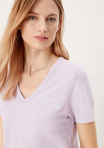 s.Oliver T-Shirt in Lila