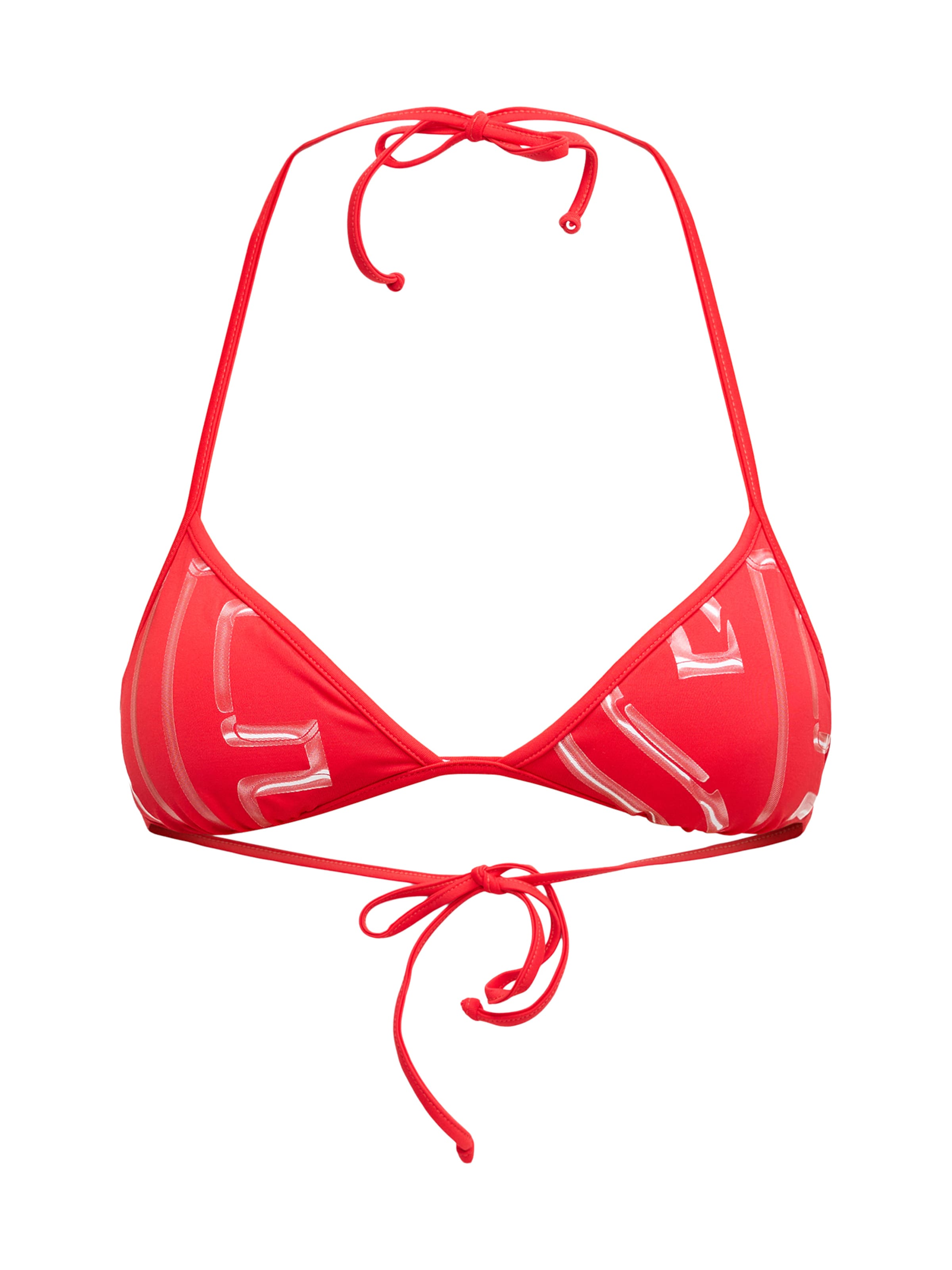 Triangolo Top per bikini 'KATE-D-CORE' di DIESEL in rosso: frontale