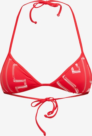 DIESEL Треугольник Верх бикини 'KATE-D-CORE' в Красный: спереди