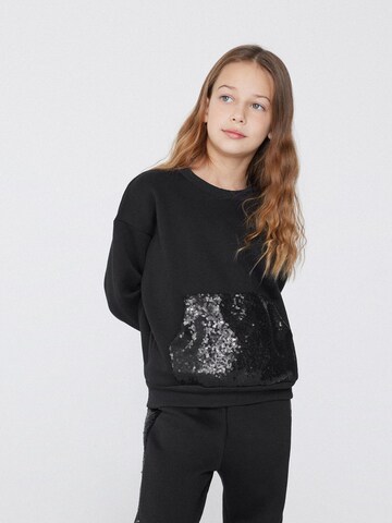Tezenis Sweatshirt in Black: front