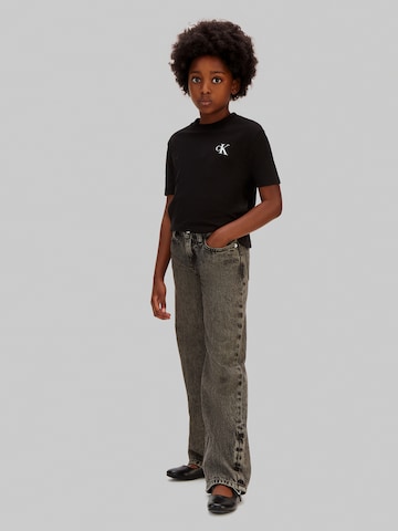 Calvin Klein Jeans Bő szár Farmer - fekete