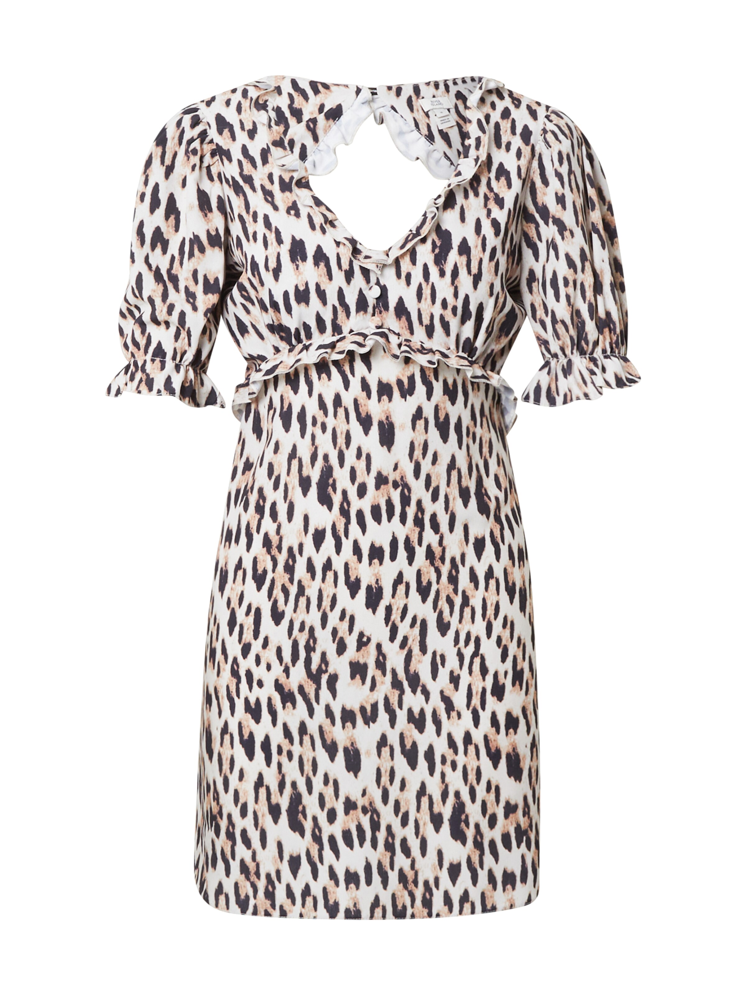 River Island Φόρεμα σε μπεζ: μπροστά