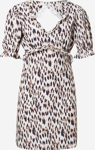 River Island Dress in Beige: front