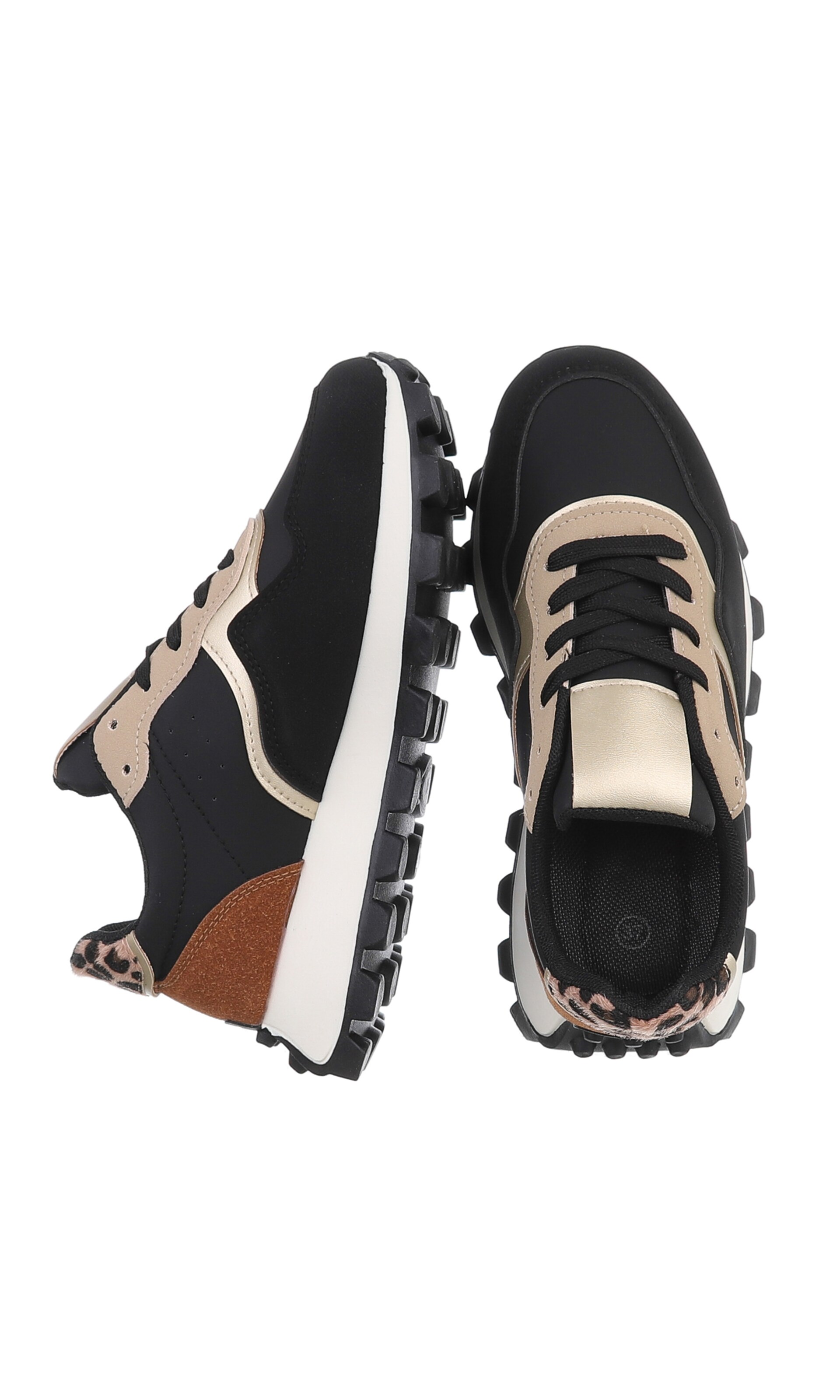 Ital-Design Sneaker in Schwarz