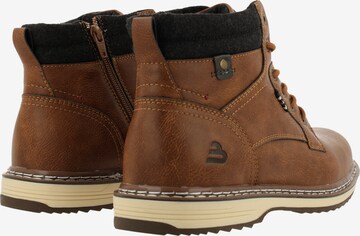 BULLBOXER - Botas com atacadores em castanho