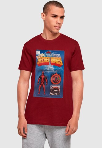 ABSOLUTE CULT T-Shirt 'Deadpool - Secret Wars Action Figure' in Rot: Vorderseite