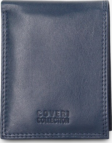 Portamonete 'Portafoglio uomo vera pelle Coveri - Minimalista sfoderato' di Coveri Collection in blu: frontale