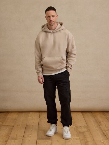 DAN FOX APPAREL Sweatshirt 'Malte' i beige