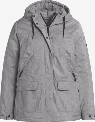 Ulla Popken Performance Jacket 'Hyprar' in Grey: front