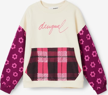 Desigual Sweatshirt 'BELINDA' in Beige: voorkant