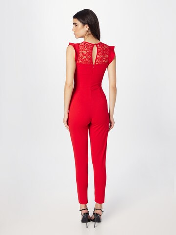 Tuta jumpsuit di WAL G. in rosso